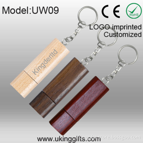Customized Logo Bamboo USB Wooden USB Flash Drive